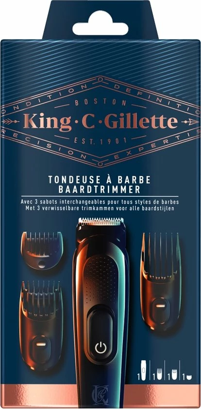 King C. Gillette Draadloze Baardtrimmer 3 King C. Gillette Draadloze Baardtrimmer