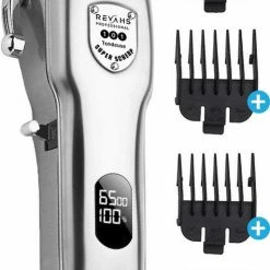 Revahs Professionele Draadloze Tondeuse - Cheveux Haar - Trimmer Mannen Hoofdhaar - Hair Clipper - Haartondeuse - Black Friday 2022 - 8 Opzetkammen -Philips winkel 475x840