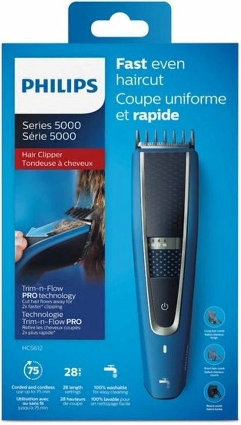 Philips Hairclipper Series HC5612/15 - Tondeuse 5 Philips Hairclipper Series HC5612/15 - Tondeuse - Afbeelding 3