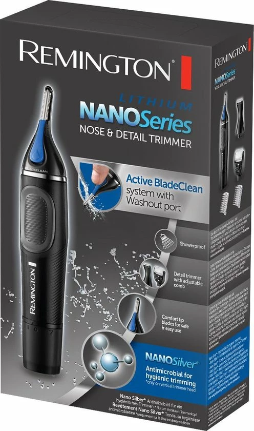 Remington NE3870 Nano Series Lithium - Neushaar- & Detailtrimmer, Wenkbrauw & Oorhaar Trimmer 5 Remington NE3870 Nano Series Lithium - Neushaar- & Detailtrimmer, Wenkbrauw & Oorhaar Trimmer - Afbeelding 3