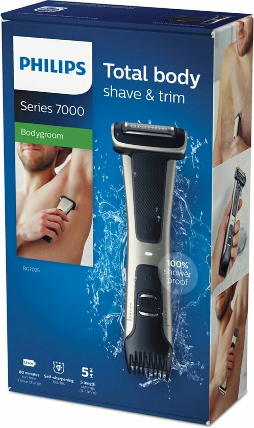 Philips BG7025/15 - Bodygroom - Douchebestendig 12 Philips BG7025/15 - Bodygroom - Douchebestendig - Afbeelding 10