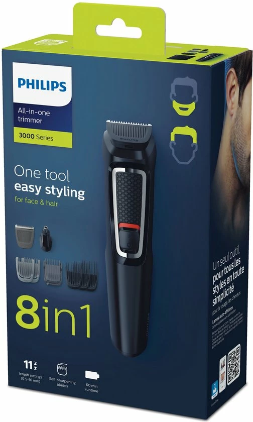 Philips Multigroom Series 3000 MG3730/15 - Trimmerset 20 Philips Multigroom Series 3000 MG3730/15 - Trimmerset - Afbeelding 18