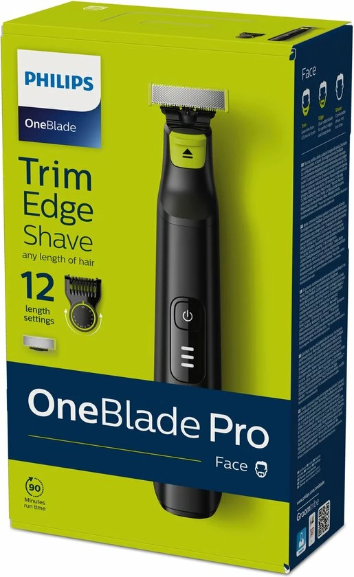 Philips OneBlade QP6530/16 Tondeuse à Barbe Mouillé & Sec Noir 4 Philips OneBlade QP6530/16 Tondeuse à Barbe Mouillé & Sec Noir - Afbeelding 2