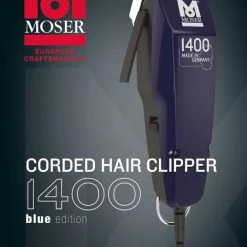 Moser 1400 Blue Edition Zwart, Blauw -Philips winkel 536x840 2