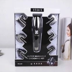 Logivision 11-Delige Draadloze Tondeuse Voor Mannen - Haartrimmer Hoofdhaar - Hair Clipper - Waterdicht - Aanpasbare Snelheid - Zwart/Zilver -Philips winkel 550x309 277