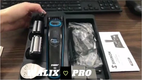 Shinon Walixpro? Origineel-Baardtrimmer-5-in-1 Baardtrimmer Voor Mannen - 5 Opzetstukken - Bodygroomer - Instelbaar 0.5-10MM - Gratis Baardkam 4 Shinon Walixpro? Origineel-Baardtrimmer-5-in-1 Baardtrimmer Voor Mannen - 5 Opzetstukken - Bodygroomer - Instelbaar 0.5-10MM - Gratis Baardkam - Afbeelding 2