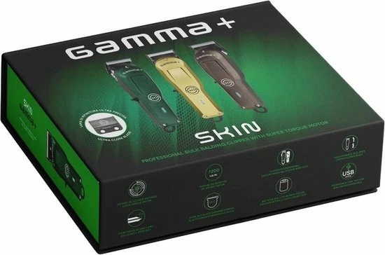 Gamma+ Skin, Professionele Bulk Kalende Tondeuse, Professionele Tondeuse Mannen, Met Superkoppelmotor 8 Gamma+ Skin, Professionele Bulk Kalende Tondeuse, Professionele Tondeuse Mannen, Met Superkoppelmotor - Afbeelding 6