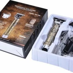 Merkloos Buddha Tondeuse Mannen - Trimmer - Draadloos - Inclusief Puntkam - Oplaadbaar - 4x Opzetstuk