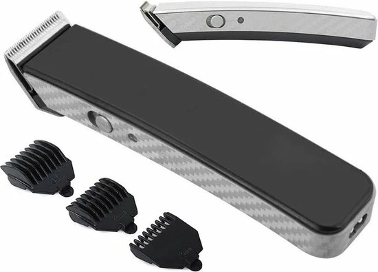 Quano Tondeuse - Tucin Nivory - Draadloze Trimmer - 3 Opzetkammen - Oplaadkabel 3 Quano Tondeuse - Tucin Nivory - Draadloze Trimmer - 3 Opzetkammen - Oplaadkabel