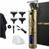 RESUXI Luxe - Professionele Trimmerset - Goud - Met LCD Display - Inclusief: Kapmantel - Trimmer Voor Mannen - Baardtrimmer - Scheerapparaat - Draadloos - USB Opladen - Contouren -1500mAh - Opzetstukken 1mm - 2mm - 3mm -Philips winkel 550x402 3