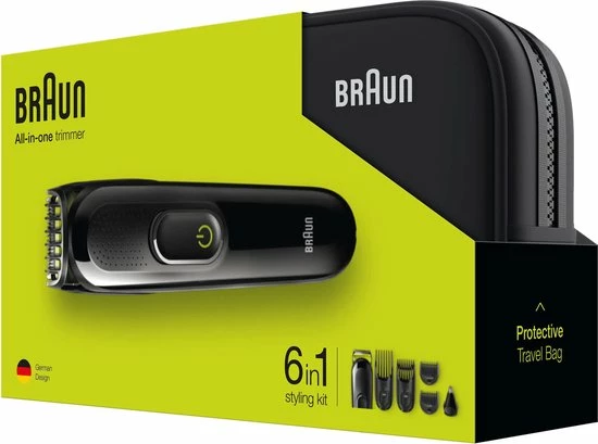 Elektrisch Scheerapparaat Braun MGK3921 Zwart Groen 5 Elektrisch Scheerapparaat Braun MGK3921 Zwart Groen - Afbeelding 3