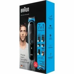 Braun MGK3245 7-in-1 Trimmer - Baardtrimmer Voor Mannen - Gezichts- En Haartrimmer - Zwart/Blauw -Philips winkel 550x410 10