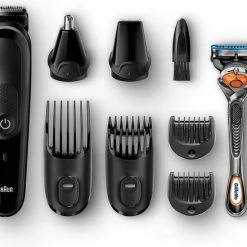 Braun Multigroomer MGK5060 Baardtrimmer Zwart, Grijs