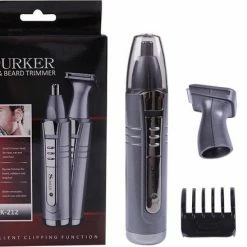 Surker SK212 - Roestvrijstalen Neushaartrimmer, Snor En Baardtrimmer, Oor Trimmer Wenkbrauwtrimmer - 2 Opszetstukken 11 Surker SK212 - Roestvrijstalen Neushaartrimmer, Snor En Baardtrimmer, Oor Trimmer Wenkbrauwtrimmer - 2 Opszetstukken -Philips winkel 550x440 1