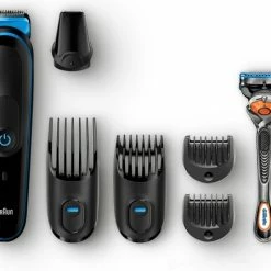Braun Multigroomingkit MGK3045 Zwart/Blauw ? 7-in-1 Precisietrimmer Voor Baard- En Haarstyling -Philips winkel 550x446 2