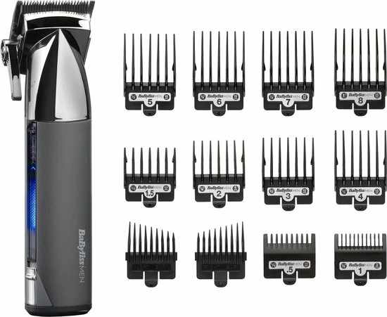 BaBylissMEN BaByliss Super-X Metal Tondeuse E996E - 180 Min Draadloos Gebruik - Incl. USB Oplaadstandaard 3 BaBylissMEN BaByliss Super-X Metal Tondeuse E996E - 180 Min Draadloos Gebruik - Incl. USB Oplaadstandaard