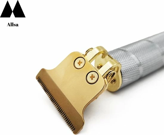 Allsa Tondeuse - Tondeuse - Tondeuse Mannen - Trimmer - Baardtrimmer Mannen - Draadloos - USB Oplaadbaar - Zilver 6 Allsa Tondeuse - Tondeuse - Tondeuse Mannen - Trimmer - Baardtrimmer Mannen - Draadloos - USB Oplaadbaar - Zilver - Afbeelding 4