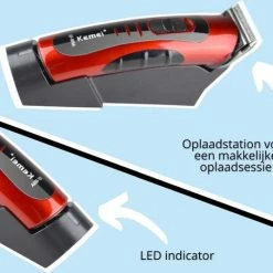 Merkloos Tondeuse - 5 Opzetkammen - Oplaadstation - Tondeuse Mannen -Philips winkel 550x453 5