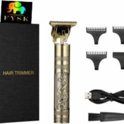 Merkloos Draadloze Tondeuse T-Blade | Hair Clipper T-Blade | Trimmer Mannen Hoofdhaar - Baardtrimmer USB-oplaadbaar Snoerloze Elektrische Kapsalon T-Blade Trimmer Voor Mannen Goud -0 - 1 - 2 - 3- 4 Mm -Philips winkel 550x454 1