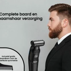 Beeperfect? 5 In 1 Baardtrimmer Voor Mannen - Incl. 5 Opzetstukken - Trimmer - Bodygroomer - Neus En Oor - 0.5-10MM - Gratis Baardkam -Philips winkel 550x454