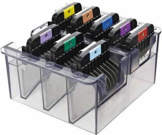 Wahl Moser Opzetkammen In Box - Tondeuse - 8 Stuks 5 Wahl Moser Opzetkammen In Box - Tondeuse - 8 Stuks - Afbeelding 3