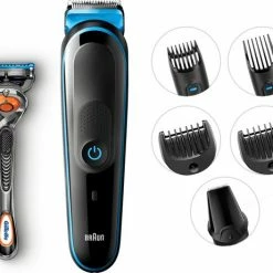 Braun Multigroomingkit MGK3045 Zwart/Blauw ? 7-in-1 Precisietrimmer Voor Baard- En Haarstyling -Philips winkel 550x461 3