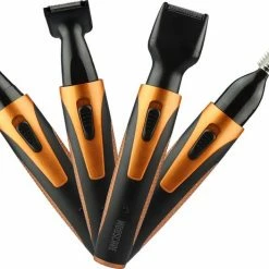 MOOSCARE 4 In 1 Neustrimmer Voor Mannen & Vrouwen - Wenkbrauw Trimmer - Oplaadbaar Scheerapparaat - Neushaartrimmer - Baardtrimmer