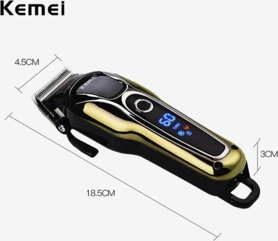 KM Tondeuse -Draadloze -professionele Heren -contouren-haren GRATIS Oor En Neus TRIMMER 4 KM Tondeuse -Draadloze -professionele Heren -contouren-haren GRATIS Oor En Neus TRIMMER - Afbeelding 2