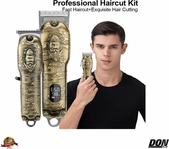 RESUXI Luxe Goude - 3 In 1 Set - Tondeuse + Haar Trimmer - Inclusief Kapmantel - Scheerapparaat + Hair Clipper - Mannen - Haartrimmer - Baard - Hoofdhaar - Snel Opladen - Draadloos - Trimmerset - Opzetstukken : 0,5mm, 1,5mm, 3mm, 6mm, 9mm, 12mm 10 RESUXI Luxe Goude - 3 In 1 Set - Tondeuse + Haar Trimmer - Inclusief Kapmantel - Scheerapparaat + Hair Clipper - Mannen - Haartrimmer - Baard - Hoofdhaar - Snel Opladen - Draadloos - Trimmerset - Opzetstukken : 0,5mm, 1,5mm, 3mm, 6mm, 9mm, 12mm - Afbeelding 8