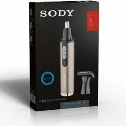 SODY 2in1 Neus En Oren Finisher - Oplaadbare Neustrimmer - 3-delig Bruin -Philips winkel 550x497 5