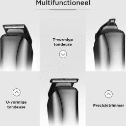 V-Goods Professionele 6 In 1 Baardtrimmer Voor Mannen/Heren - Inclusief 5 Opzetstukken + Houder - Neustrimmer - Oortrimmer - Bodygroomer - 100% Waterdicht - Tondeuse -Philips winkel 550x500 1