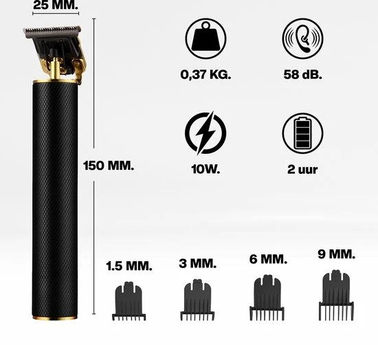 VRL Tondeuse ? Trimmer Voor Mannen ? Baard ? Haartrimmer ? Tondeuse Mannen Hoofdhaar ? 0 Tot 9 Millimeter 9 VRL Tondeuse ? Trimmer Voor Mannen ? Baard ? Haartrimmer ? Tondeuse Mannen Hoofdhaar ? 0 Tot 9 Millimeter - Afbeelding 7