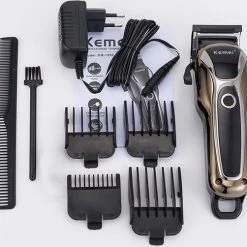 Kemei 1990 Draadloze Tondeuse - Inclusief Monster Onderhouds Olie - Professioneel Scheren - Haren Millimeteren - Contouren - Haren Scheren - Kapper Tondeuse - Kapper Kwaliteit - -Philips winkel 550x502 5