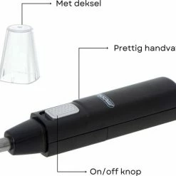 Mesko Neustrimmer - Neustrimmer Mannen - Neus & Oorhaartrimmer - Zwart -Philips winkel 550x504 1