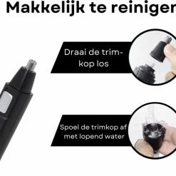 Mesko Neustrimmer - Neustrimmer Mannen - Neus & Oorhaartrimmer - Zwart -Philips winkel 550x504