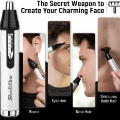 Merkloos Neushaartrimmer Oplaadbaar Elektrische Neushaarschaar Oorhaartrimmer Mannen Vrouwen Neushaar Verwijderen Nose Hair Trimmer -Philips winkel 550x506