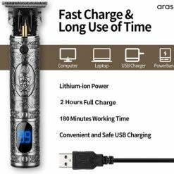 Arash? Tondeuse Mannen - 2022 Nieuwste Model - Draadloze Haartrimmer - Geschikt Voor Hoofdhaar/Baardhaar - Trimmer Draadloos - Scheerapparaat - Grijs - Inclusief Oplaadblok En 4 Opzetstukjes -Philips winkel 550x507 2