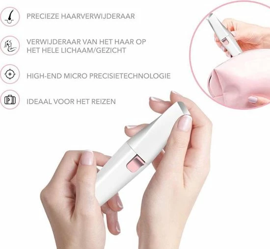 Merkloos Luxe Wenkbrauw Trimmer | Trimmer | Epilator | Epilator Voor Vrouwen | Tondeuse | Gezichtsepilator Vrouw | Wenkbrauw Scheermesje | Wenkbrauw Mesje | Wenkbrauw Trimmer Dames | Wenkbrauw | Neus Oor Trimmer - 2 In 1 - Wit - 9 Merkloos Luxe Wenkbrauw Trimmer | Trimmer | Epilator | Epilator Voor Vrouwen | Tondeuse | Gezichtsepilator Vrouw | Wenkbrauw Scheermesje | Wenkbrauw Mesje | Wenkbrauw Trimmer Dames | Wenkbrauw | Neus Oor Trimmer - 2 In 1 - Wit - - Afbeelding 7