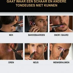 BOASTY.Store 2 In 1 Neus En Oortrimmer ? Neushaartrimmer - Oorhaartrimmer ? Baardtrimmer - Dames En Heren ? Draadloos ? Neus En Oren Finisher ? Grooming ? Persoonlijke Verzorging ? Zwart - Pasen -Philips winkel 550x510 1