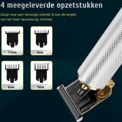 Krexs Zilveren Baardtrimmer - Tondeuse - Trimmer - Scheerapparaat - Mannen - Bodygroomer – Baard - Zilverkleurig -Philips winkel 550x512 3