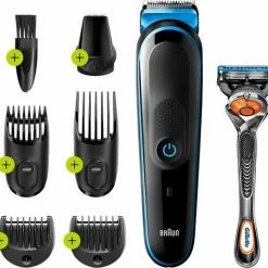 Braun MGK3245 7-in-1 Trimmer - Baardtrimmer Voor Mannen - Gezichts- En Haartrimmer - Zwart/Blauw -Philips winkel 550x515 11
