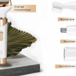BEAUBY 4 In 1 Multifuntioneel Beautyapparaat ? Elektrische Wenkbrauw Trimmer ? Haarverwijderaar Vrouw - Ladyshave ? Gezicht, Oksels, Benen, Bikinilijn ? Ontharingsapparaat ? USB Oplaadbaar ? Scheerapparaat -Philips winkel 550x515 2