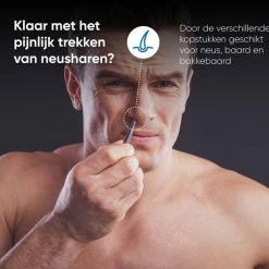 ECG Neustrimmer - Neustrimmer Mannen - Extra Trimmer Opzetstuk - Zwart/Wit -Philips winkel 550x515 7