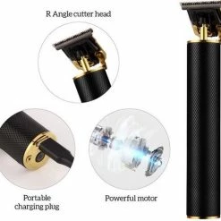 Kemei KM-1971 - Trimmer - Tondeuse - Baardhaar - Fijne Lijntjes - Grof - Draadloos