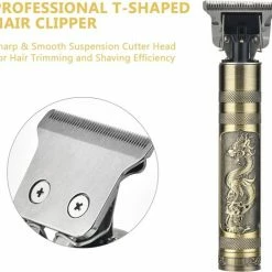 WAER Professioneel Scheerapparaat - Vintage - Oplaadbaar - Voor Professionele Barber - Geschikt Voor Hoofdhaar/Baardhaar - Trimmer Draadloos - Draak Gravure Op Het Handvat -Philips winkel 550x519 4