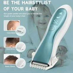 Merkloos HomIEE Baby Tondeuse Waterdichte Tondeuse Kinderen Veilige Keramische Mesjes Tondeuse Precisietrimmer Zeer Stille Tondeuse USB Oplaadbare Kinderhaartrimmer. -Philips winkel 550x520 5