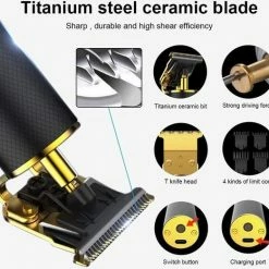 Kemei KM-1971B - Tondeuse - Zwart & Goud -Philips winkel 550x522 3