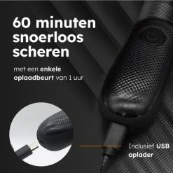 WVE Goods WVE 5-1 Bodygroomer Voor Mannen - Trimmer Voor Lichaam - Shaver Met 1 Opzetkam - Scheerapparaat - Tondeuse - Zwart -Philips winkel 550x523 12