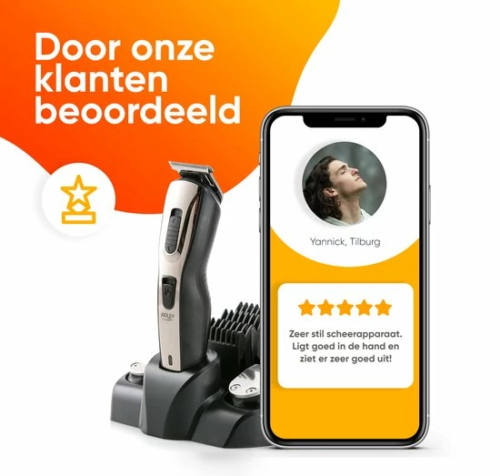 Adler Tondeuse - Trimmer 5 In 1 - Tondeuse Mannen - 5 Opzetkammen - Trimmer Set 9 Adler Tondeuse - Trimmer 5 In 1 - Tondeuse Mannen - 5 Opzetkammen - Trimmer Set - Afbeelding 7