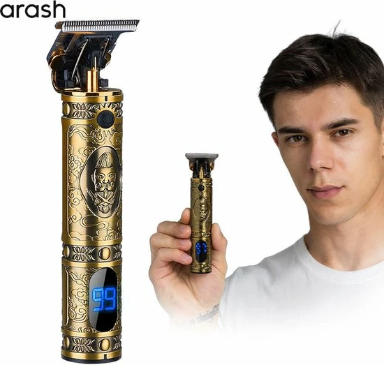 Arash? Tondeuse Mannen - 2022 Nieuwste Model - Draadloze Haartrimmer - Geschikt Voor Hoofdhaar/Baardhaar - Trimmer Draadloos - Scheerapparaat - Goud - Inclusief Oplaadblok En 4 Opzetstukjes 8 Arash? Tondeuse Mannen - 2022 Nieuwste Model - Draadloze Haartrimmer - Geschikt Voor Hoofdhaar/Baardhaar - Trimmer Draadloos - Scheerapparaat - Goud - Inclusief Oplaadblok En 4 Opzetstukjes - Afbeelding 6